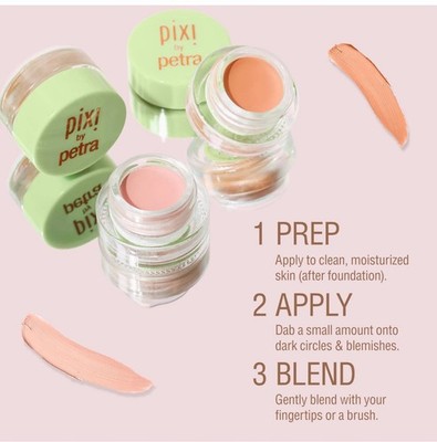 Pixi by Petra Correction Concentrate Brightening PEACH 0.1 oz  Medium Skintone