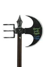 Jeepers Creepers Signed Prop Replica Creeper Axe Jonathan Breck & Kevin Ball JSA