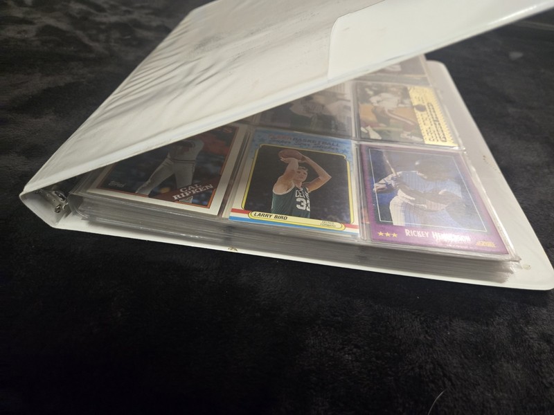 Sports Card Binder 18 Pages NBA MLB NFL Bird Barkley Ripken Vintage 90s+ More!