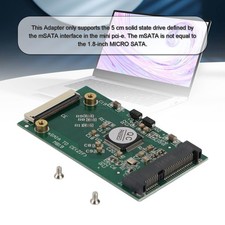 1.8 inch Mini mSATA PCI-E SSD HDD to 40pin ZIF CE Cable Adapter Card