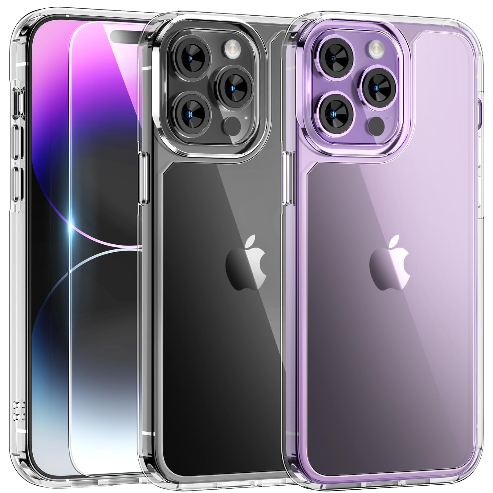 TAURI for iPhone 14 Pro Max Case with 14 6.7"", Transparent