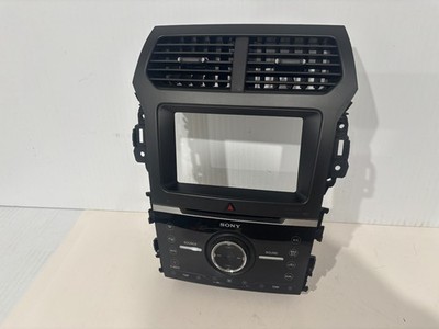 11-15 FORD EXPLORER SONY 8'' RADIO CLIMATE CONTROL PANEL W/VENTS # DB5T-18A802-HE