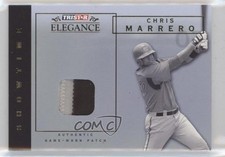 2007 TRISTAR Elegance Showtime Game-Worn Patch Chris Marrero #ST-CM Patch 0jd0