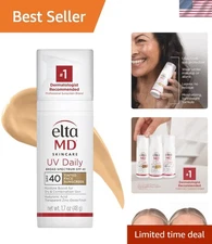 Fragrance-Free Tinted Sunscreen with Zinc Oxide for Daily Hydration - SPF 40