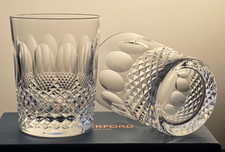 Vintage Waterford Crystal Colleen Double Old-Fashioned Tumblers Made in Ireland