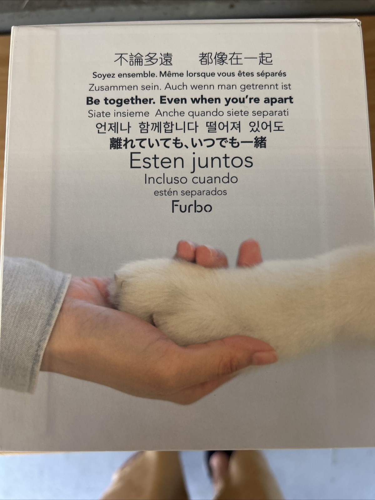 Furbo Dog Camera Treat Tossing, 1080P 2.4G Wifi only 2-Way Audio. White. NEW