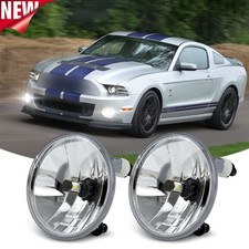 For 2007-2014 Ford Mustang Shelby GT500 Fog Lights Lamps Pair H16 Bulb