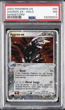 2003 POKEMON EX SANDSTORM #95 AGGRON EX-HOLO PSA 7 on eBay