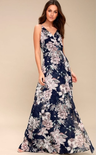 NWT Lulus Something Just Like This Floral Maxi Dress Size S