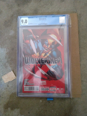 WOLVERINE #1: - CGC 9.0- (Wolverine- Relaunch)