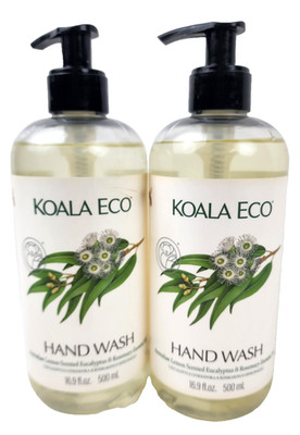 LOT OF 2 Hand Wash - Koala Eco w/ Australian Lemon Scented Eucalyptus & Rosemary