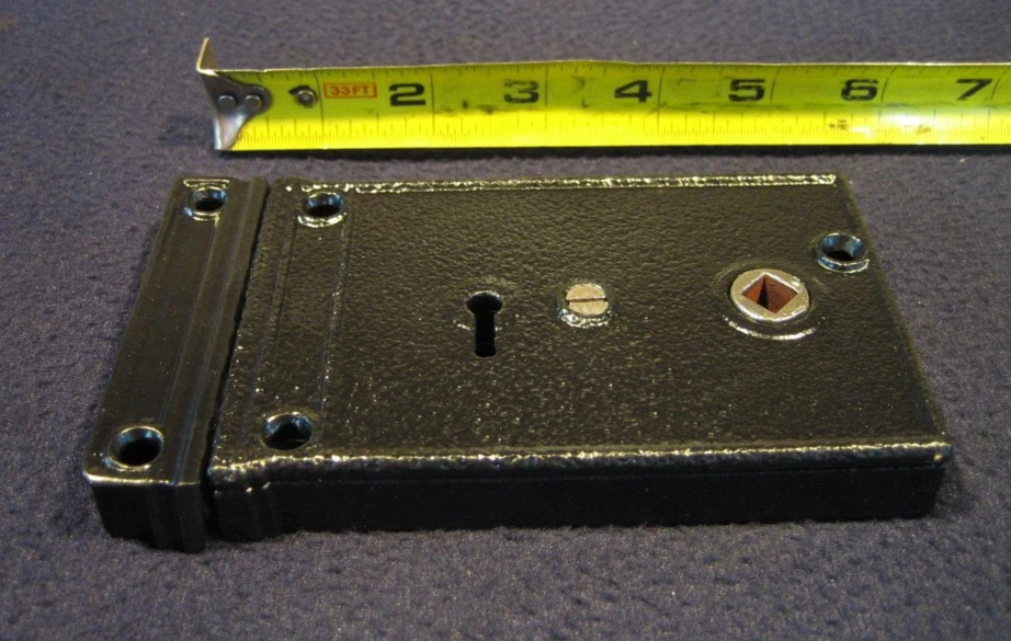 Antiguo Victoriano 3-1/8" Llanta Perilla Bloqueo Perillas Blancas Llave Esqueleto - Años 1890 Foto 4 de 4