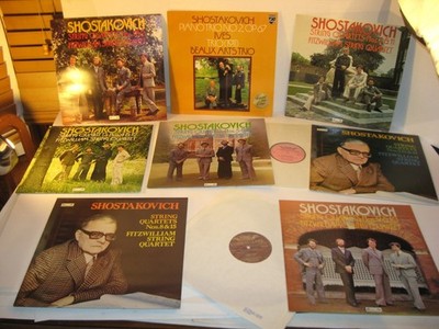 Shostakovich-String Quartets ( 1-15 ). complete 8xLP's  L'Oiseau-Lyre. ex blo138