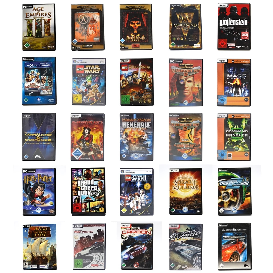 🎮 PC Spiele Klassiker Retro Auswahl ★ Diablo • GTA • NFS • C&C • AoE ★ Getestet - Bild 3 von 4