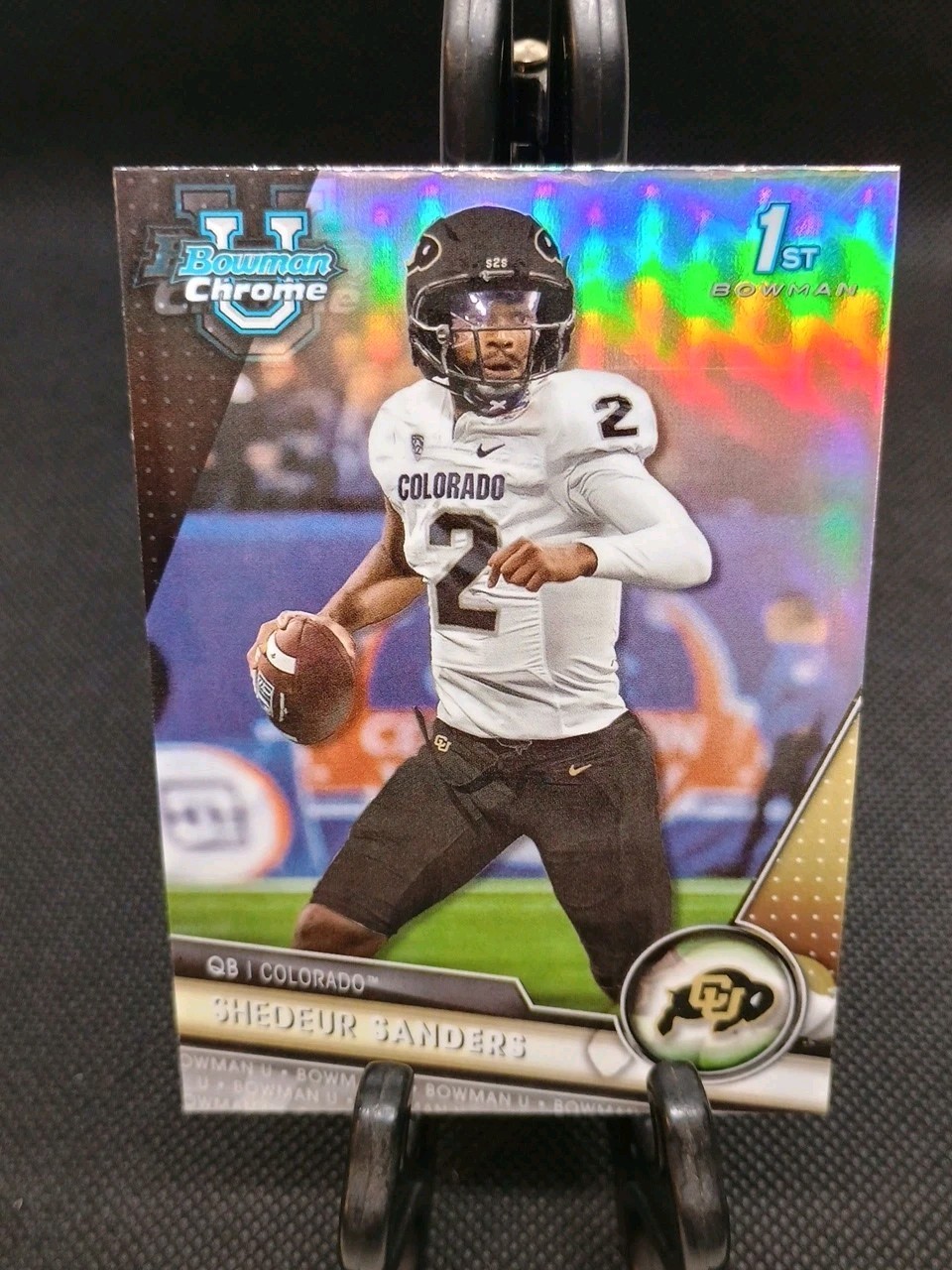 2023 Bowman University Chrome - Shedeur Sanders #16 Refractor (RC)