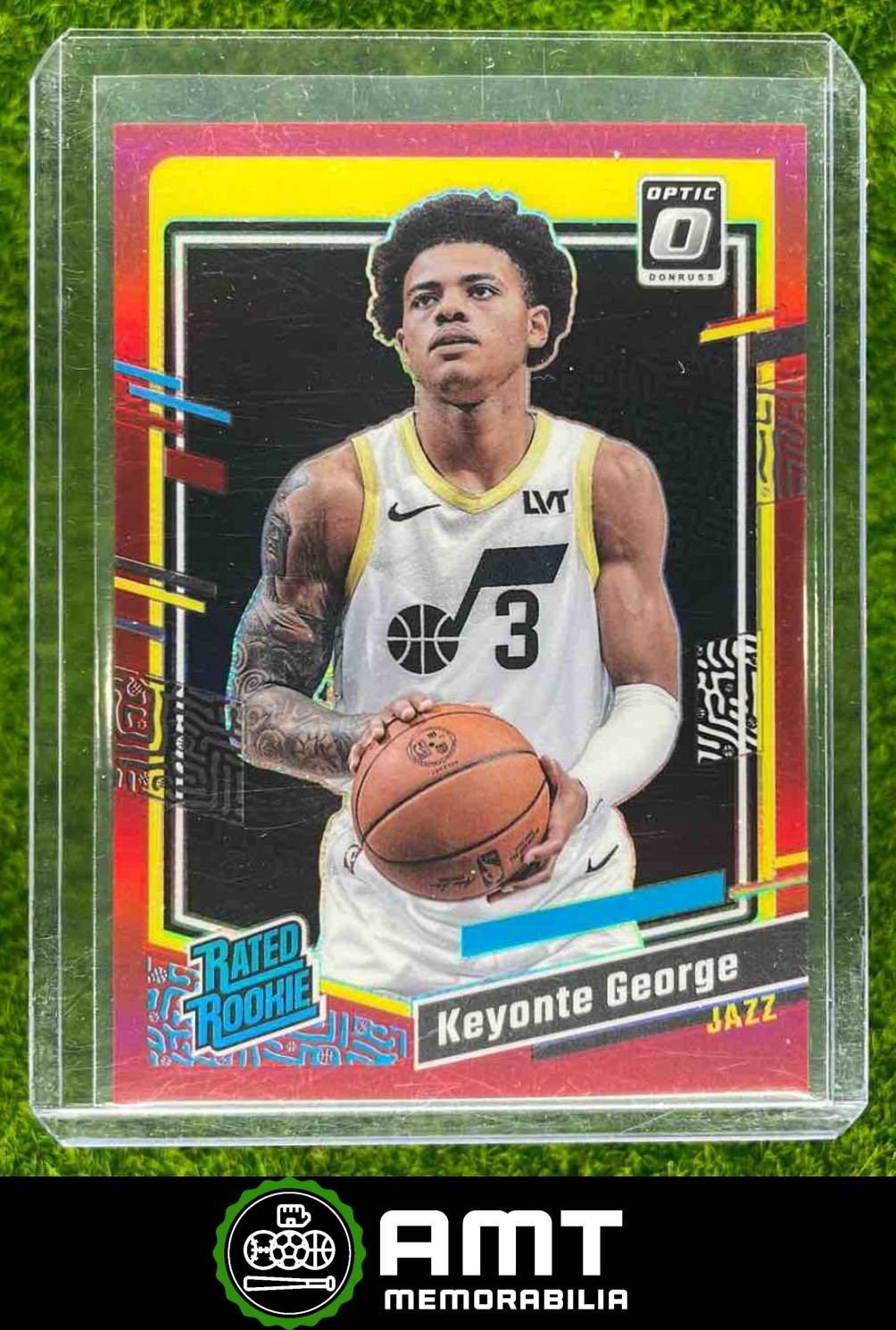Keyonte George RC 2023-24 Panini Donruss Optic Red Prizm 21/99 Utah Jazz #223