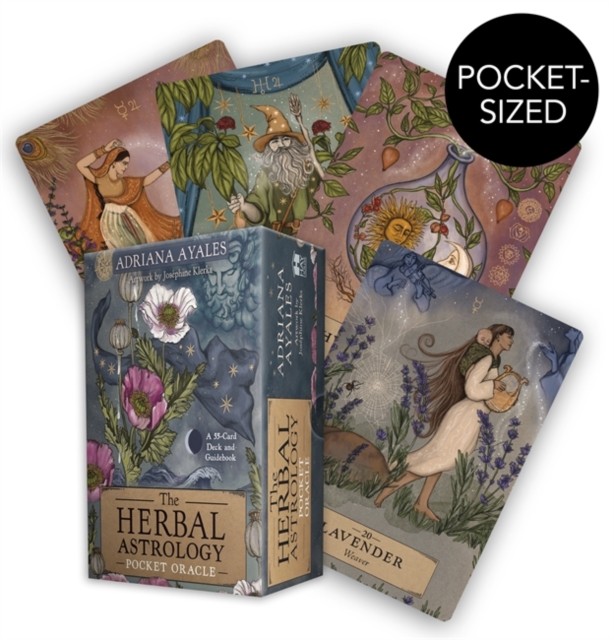 The Herbal Astrology Pocket Oracle by Adriana Ayales (Cards)