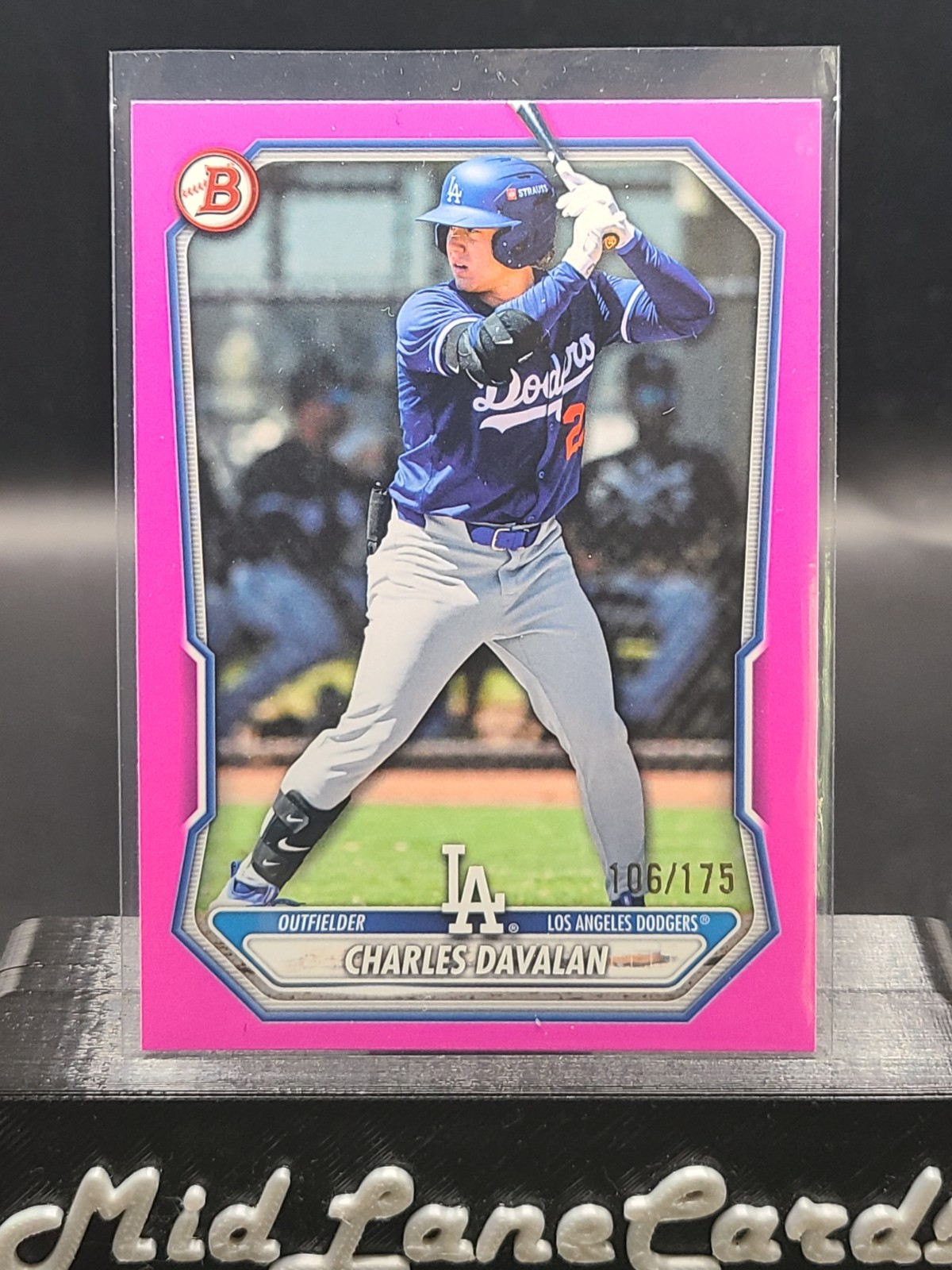 2026 Bowman - Prospects Charles Davalan #BP-73 Pink /175 (RC)