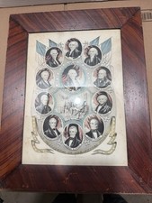 Presidents Washington Through Polk Currier Print