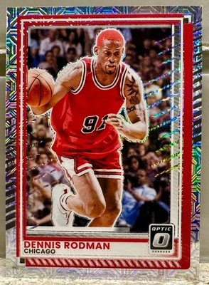 JERSEY NUMBER MATCH! 2025 Panini Donruss Optic Dennis Rodman Mojo 91/125! BULLS!