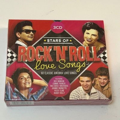Stars of Rock 'N' Roll Love Songs CD 3-disc 60 Classic Jukebox 50s 60s Pop Rock