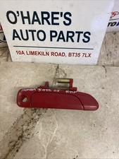 Honda Jazz Right Driver Offside Front Door Handle Outer RED Mk2 2002-2008