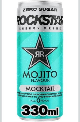 Rockstar Energy Drink Mocktail Mojito Zero Sugar Neu EINE DOSE !