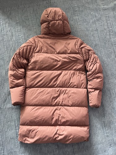 Under Armour Storm Puffer Jacket Women Size 700 Down - Muted Purple Long Length - Picture 16 of 24