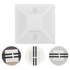 100 Pcs Kabelbinder Wiederverwendbar Push Mount Kabelhalter Für Die Wand