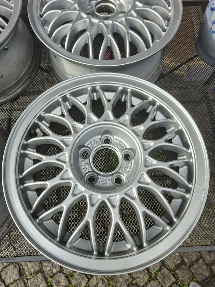 4x BBS Alufelgen LK 5x100 Original VW Golf 3 III VR6 - Bild 3 von 4