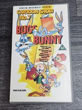 Cartoon Show No. 7 - Bugs Bunny (VHS, 1990s) Looney Tunes + Popeye