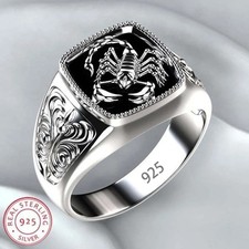 925 Sterling Silver Men Rings High Quality for Men Temperament Banquet