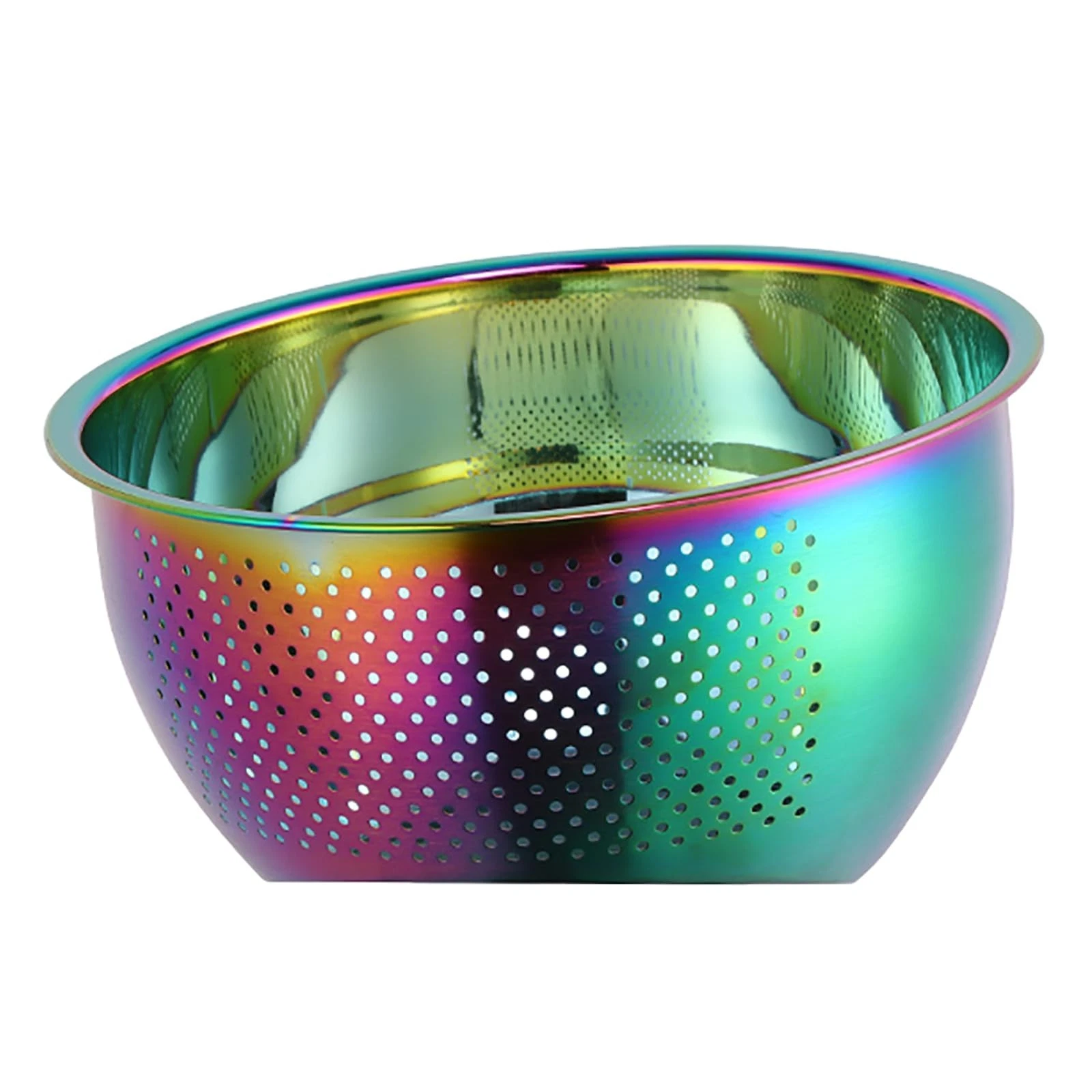 Meisha Rice Washing Bowl, Stainless Steel Versatile 3-In-1 Colander and Kitch...