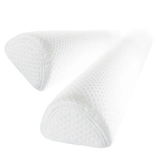 Toddler Bed Bumper, Foam Bed Rail for Toddlers, Bed Rail Bumper 2 Pack-white