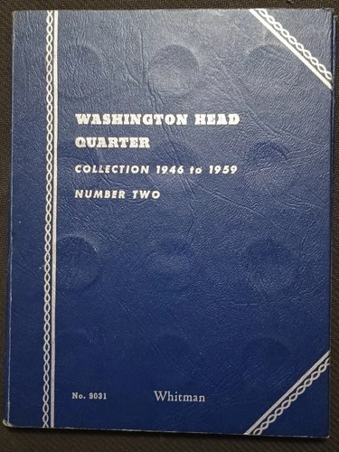 Washington Quarter Album 1946–1959 • 36 Silver Quarters • Complete Book