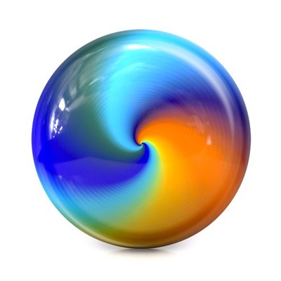 Bowling Ball OTB Rainbow Twist