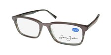 NEW SEAN JOHN 5102 EYEGLASSES METAL  PLASTIC FULL-RIM BROWN 57-18-150 SQUARE