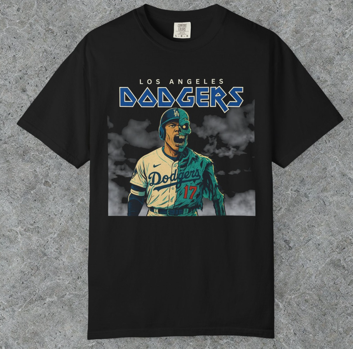 Dodgers Halloween Shirt, halloween dodgers zombie dodgers dia de los  muertos tee