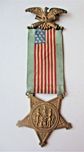 Civil War  Union VETERANS' Medal-GAR-MEMBERSHIP BADGE, Ser#