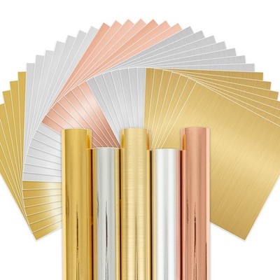 IModeur Metallic Permanent Vinyl-40Pack 40 Pack, Multicolored 