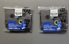 2 PKS-For Brother P-Touch TZE231 TZ231 12mm 0.47 White Standard Laminated Tape