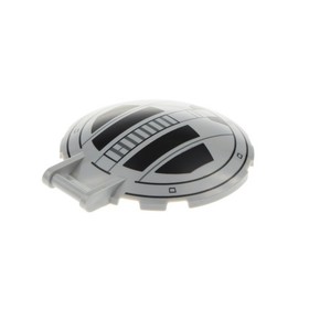 1X Lego Sat Radar Dish 6X6 Light Gray Handle Star Wars 75082 75150 18675PB01