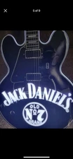 Jack Daniels LED Guitar Les Paul Lighted Bar Sign!!