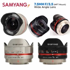 Samyang 7.5mm Ultra Wide Angle Fisheye Lens for Micro Four Thirds