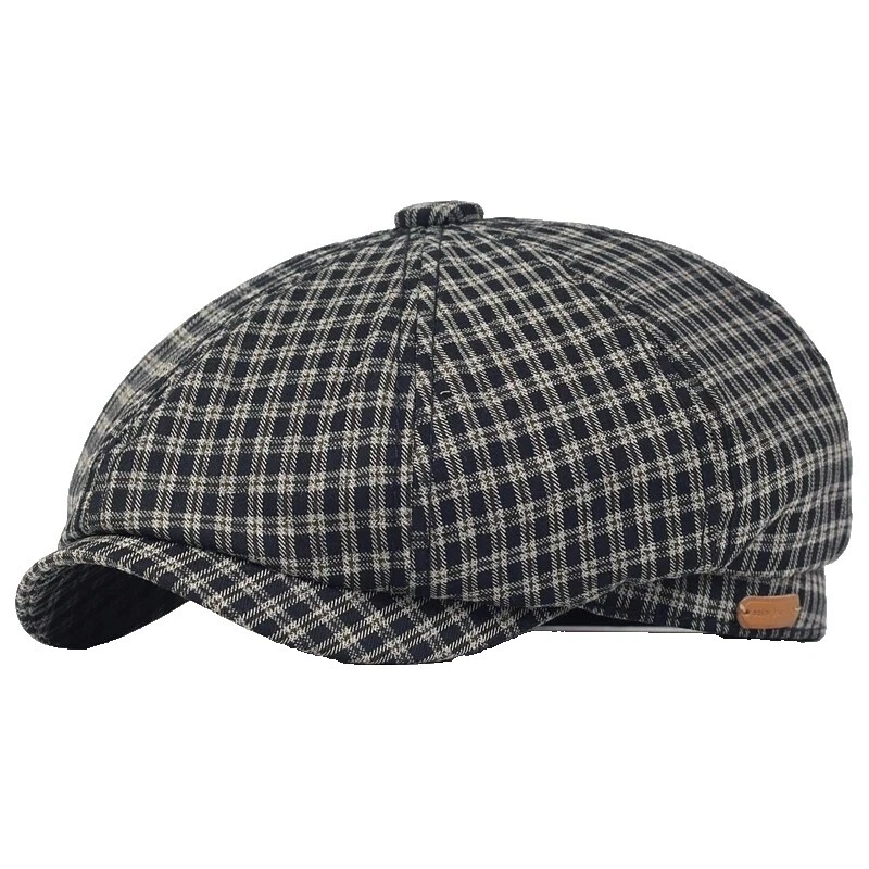 Boina de poliéster Sombreros Negros para hombres