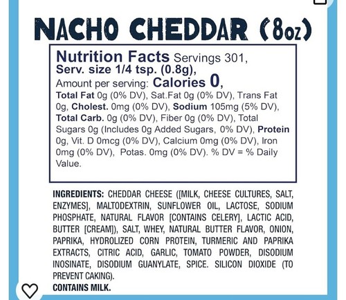 Kernel Season's Popcorn Seasoning, Nacho Cheddar, 8.5 Ounce (Pack of 2) - Picture 2 of 2