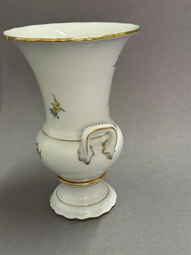 Meissen Wunderschöne Amphorenvase Henkelvase 1.Wahl - Bild 4 von 6
