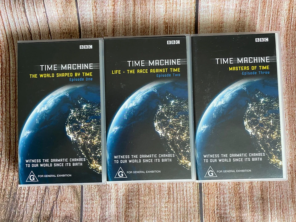 BBC Time Machine: The World Shaped By Time VHS ~ Episodes 1, 2 & 3 ~ RARE - Image 2 of 4