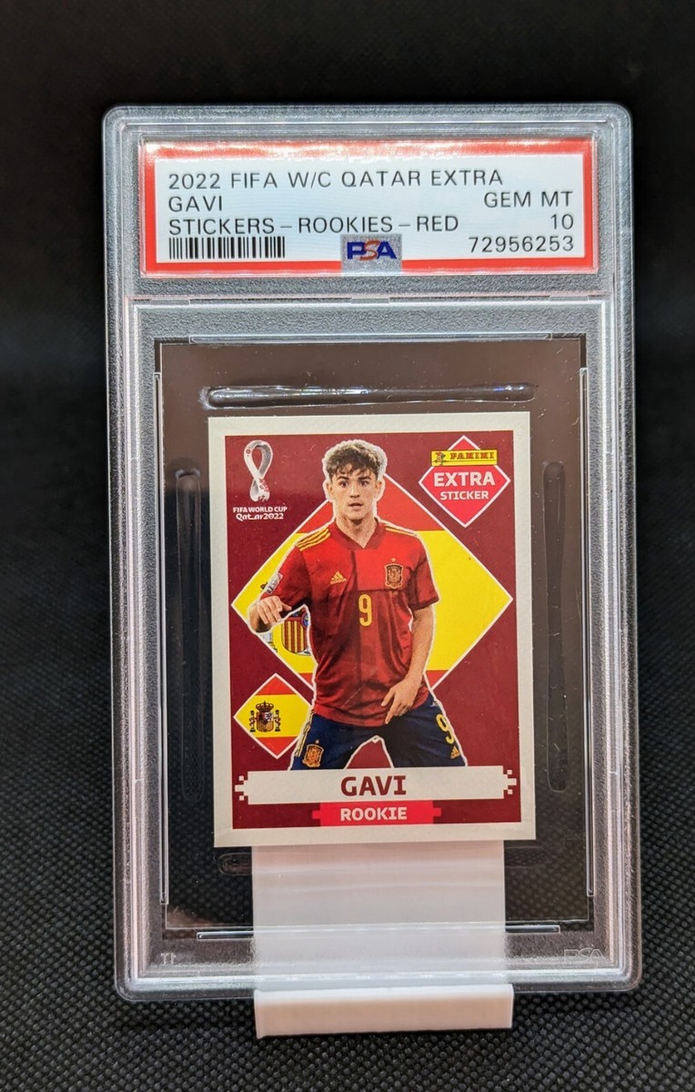 gavi rc panini 2022 teamcolor シリアルカード 2022 Panini FIFA World Cup Extra Stickers Gavi PSA 10 Rookie RC | eBay