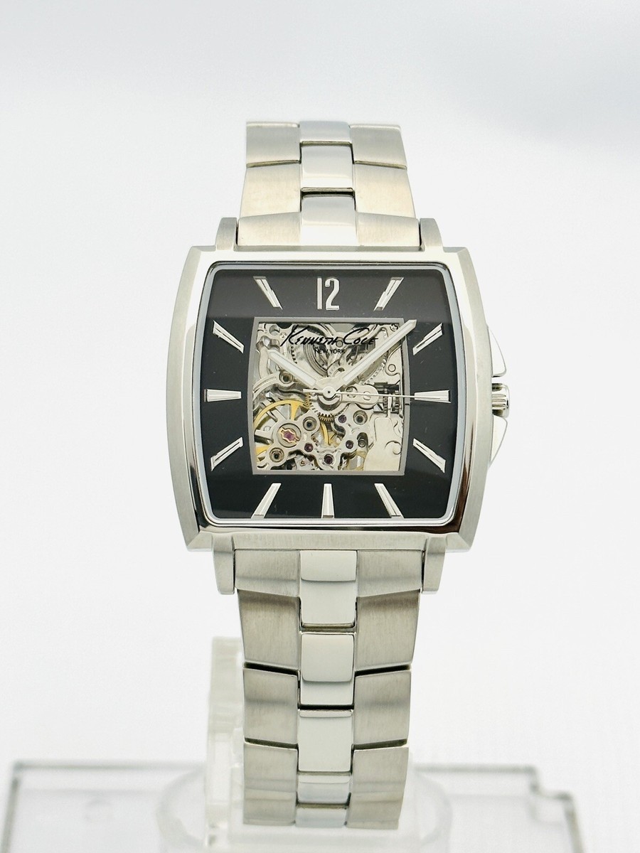 kco 様 Kenneth Cole KC3771 Men's Automatic Skeleton Luxury